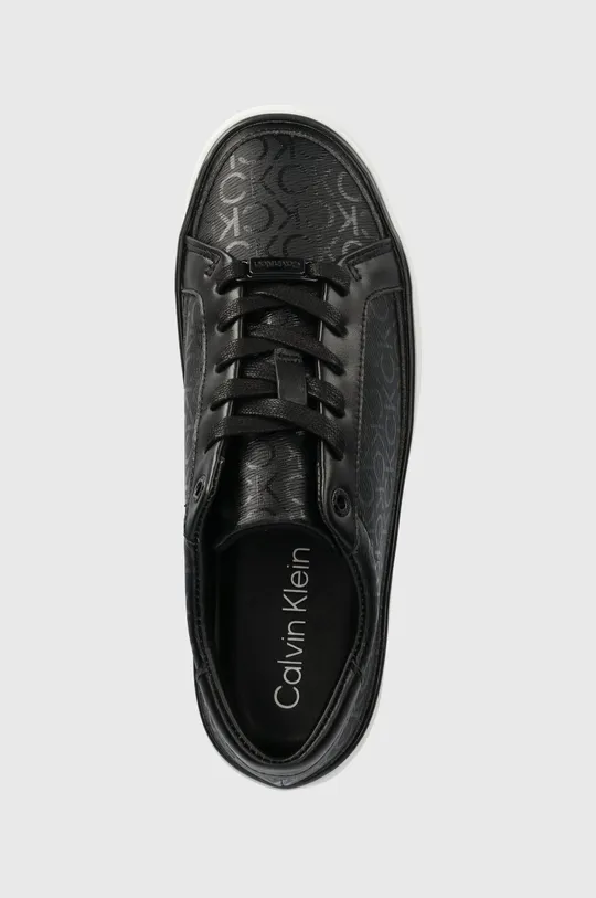 czarny Calvin Klein sneakersy FLATFORM CUPSOLE LACE UP-EPI MN