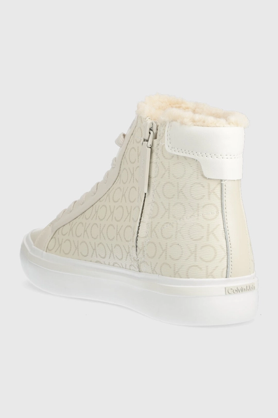 Πάνινα παπούτσια Calvin Klein VULC HIGH TOP - EPI MONO WL Πάνω μέρος: Συνθετικό ύφασμα Εσωτερικό: Υφαντικό υλικό Σόλα: Συνθετικό ύφασμα