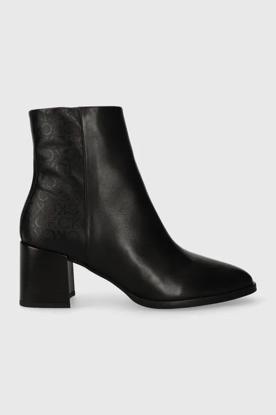 čierna Členkové topánky Calvin Klein ALMOND ANKLE BOOT 55 - EPI MN MX Dámsky