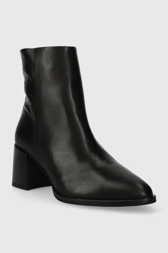 Členkové topánky Calvin Klein ALMOND ANKLE BOOT 55 - EPI MN MX čierna