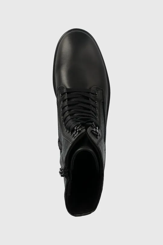 crna Čizme Calvin Klein CLEAT COMBAT BOOT - EPI MONO MIX