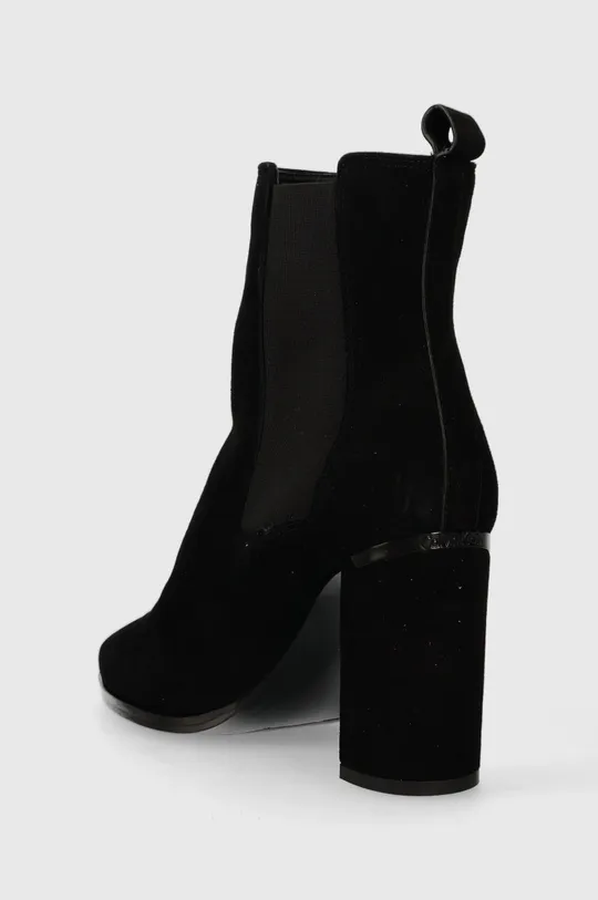 Calvin Klein magasszárú cipő velúrból CUP HEEL CHELSEA BOOT 80-SUE Szár: szarvasbőr Belseje: textil,  természetes bőr Talp: szintetikus anyag