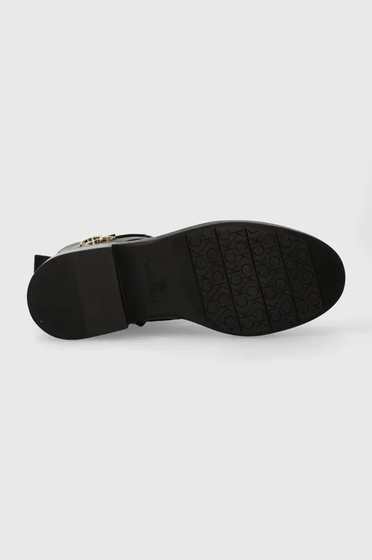 Nizki škornji Calvin Klein RUBBER SOLE COMBAT BOOT W/HW Ženski