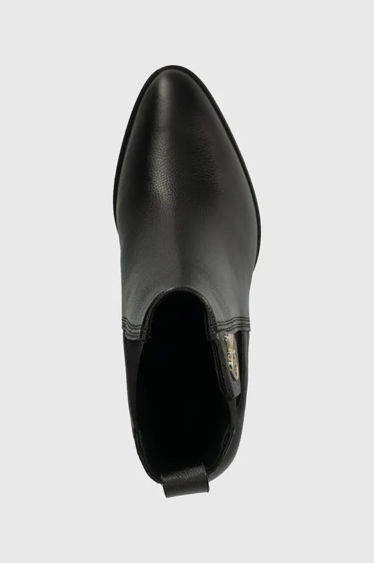 чёрный Кожаные полусапоги Calvin Klein ALMOND CHELSEA BOOT W/HW 55