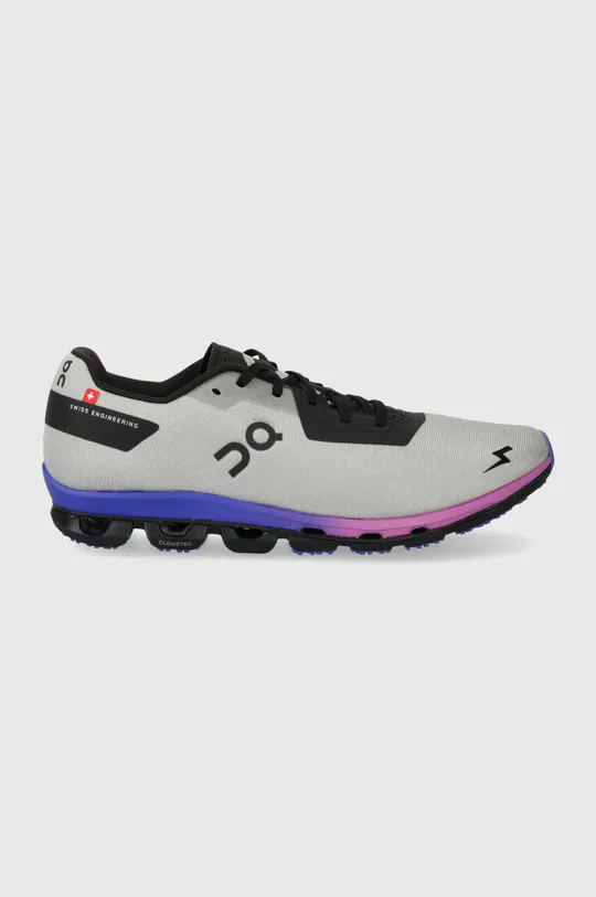 gray On-running running shoes Cloudflash Sensa Pack Women’s