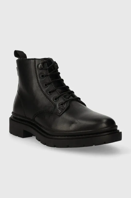 Δερμάτινες μπότες Levi's TROOPER CHUKKA μαύρο