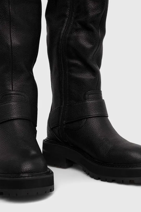 Kurt Geiger London bőr csizma Hackney Biker Szár: természetes bőr Belseje: szintetikus anyag,  textil Talp: szintetikus anyag