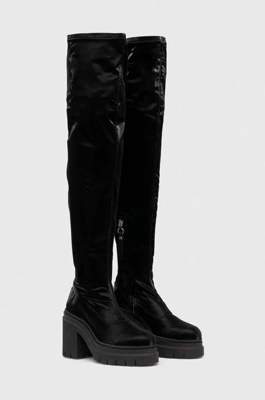 Elegantni škornji HUGO Kris črna