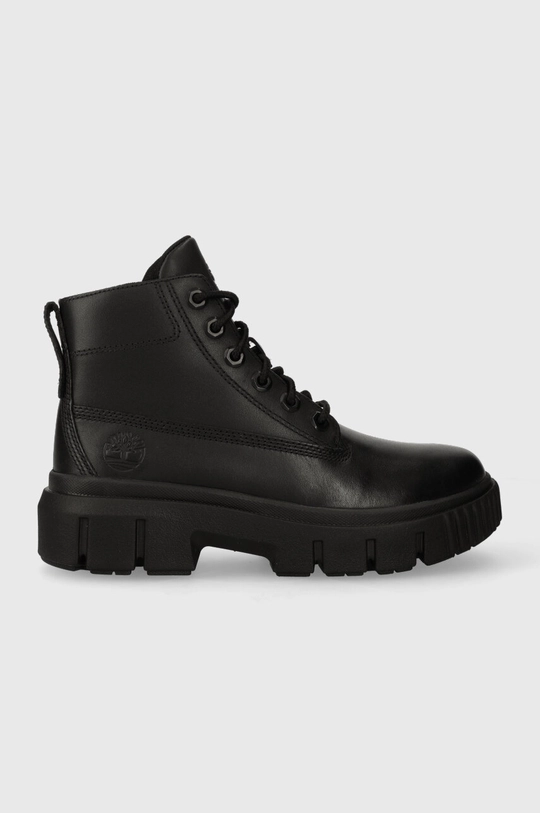 crna Kožne čizme Timberland Greyfield Leather Boot Ženski