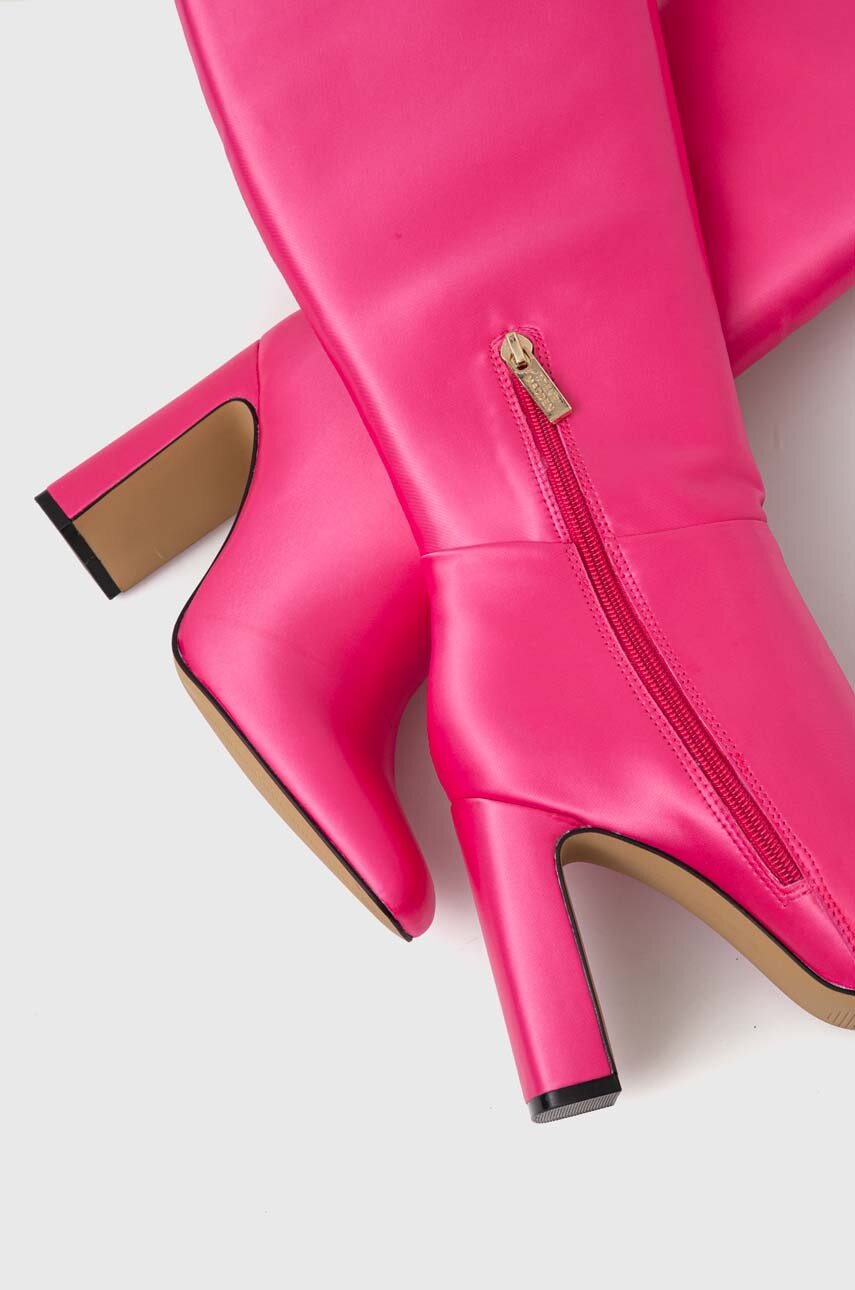 Steve Madden kozaki Ambrose damskie kolor różowy na słupku SM11002642