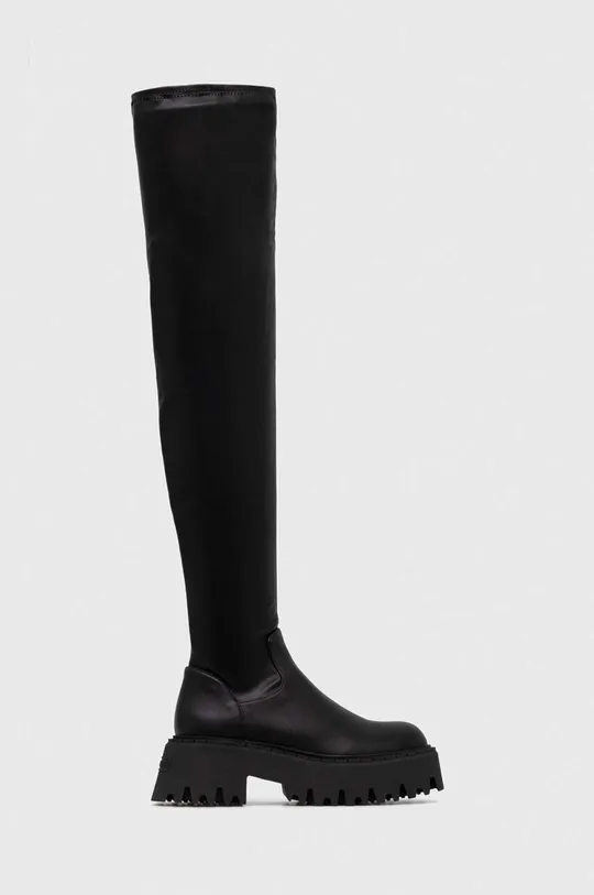 črna Elegantni škornji Steve Madden Outsource Ženski