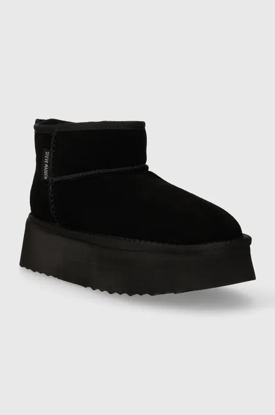 Semišové snehule Steve Madden Campfire čierna