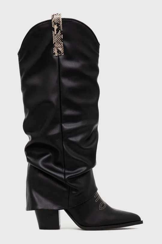 črna Elegantni škornji Steve Madden Lassy Ženski