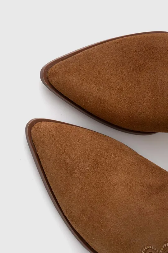Kaubojske čizme od brušene kože Steve Madden Lasso Ženski