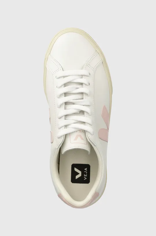 bílá Kožené sneakers boty Veja Esplar Logo