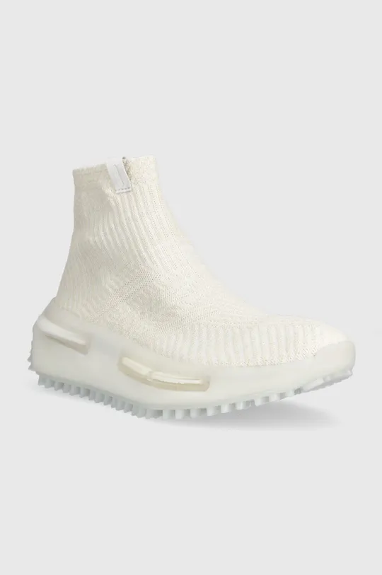 Sneakers boty adidas Originals NMD_S1 Sock bílá