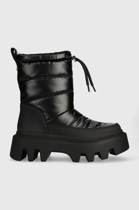 чорний Зимові чоботи Buffalo Flora Puffer Boot Жіночий