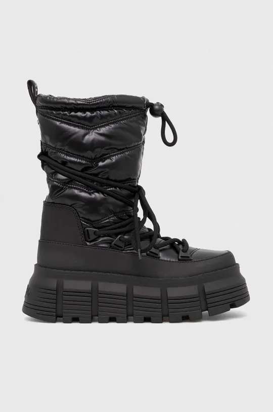 чорний Зимові чоботи Buffalo Ava Puffer Boot Жіночий