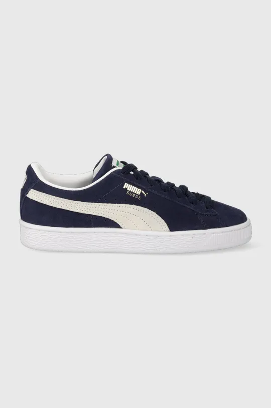 námořnická modř Semišové sneakers boty Puma Suede Classic XXI Dámský