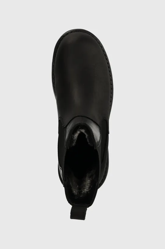 fekete Vagabond Shoemakers magasszárú cipő velúrból COSMO 2.0