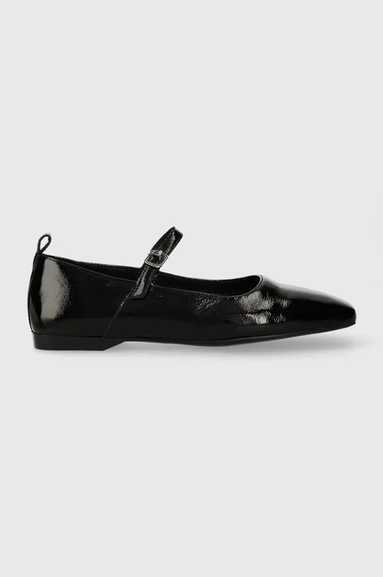 fekete Vagabond Shoemakers bőr balerina cipő DELIA Női