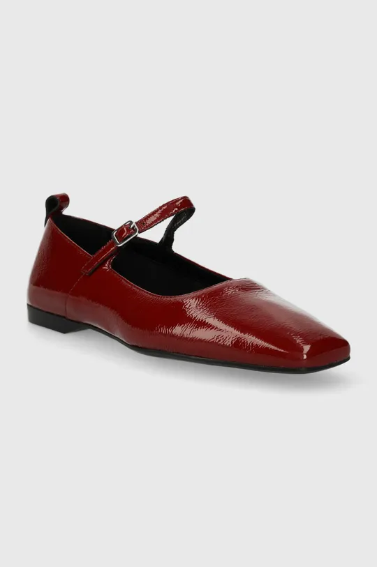 Usnjene balerinke Vagabond Shoemakers DELIA rdeča