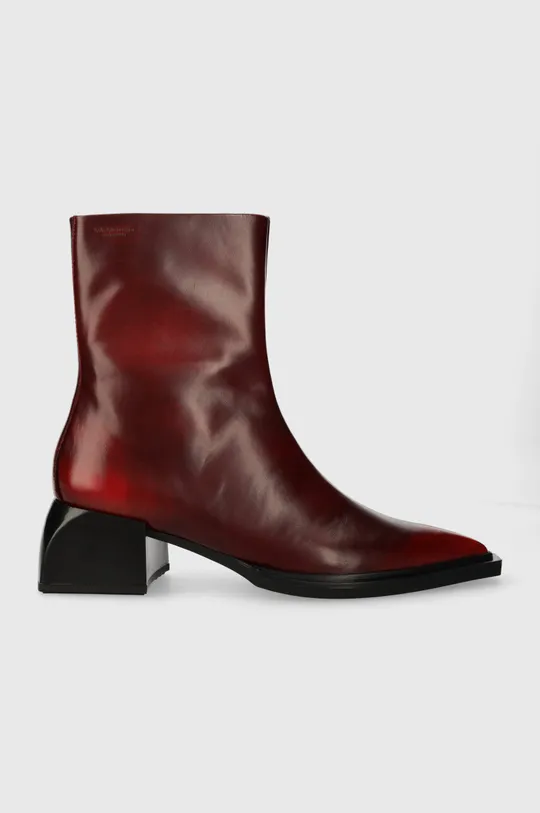κόκκινο Δερμάτινες μπότες Vagabond Shoemakers VIVIAN Γυναικεία