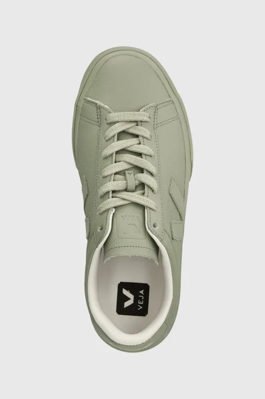 green Veja leather sneakers Campo