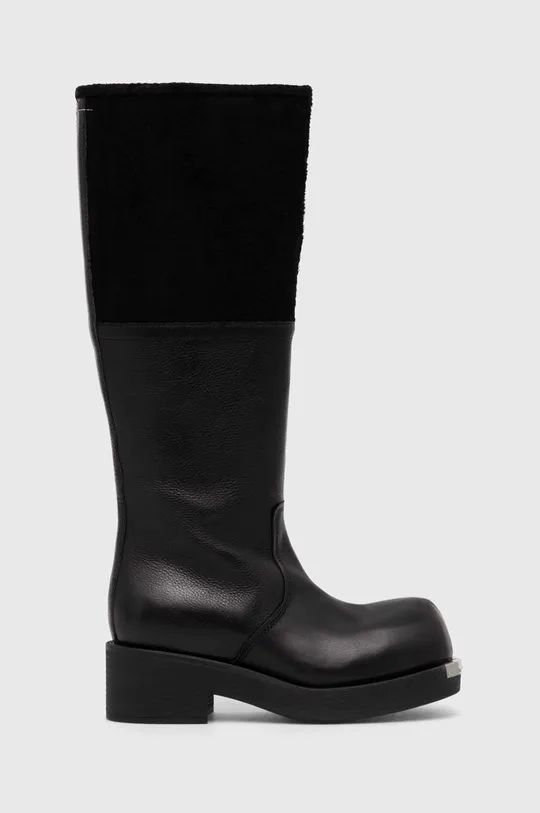 black MM6 Maison Margiela leather boots Boot Women’s