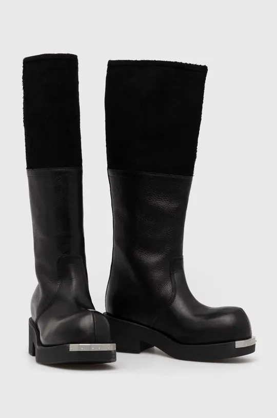 MM6 Maison Margiela leather boots Boot black