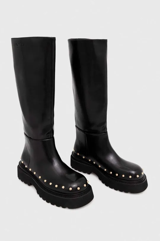 Elegantni škornji Twinset črna
