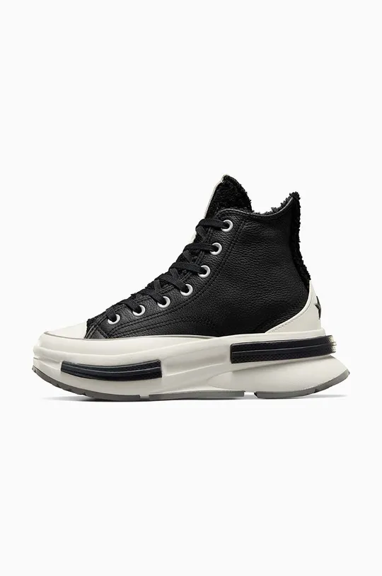 μαύρο Δερμάτινα ελαφριά παπούτσια Converse Run Star Legacy Cx