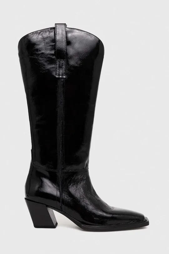 črna Usnjeni elegantni škornji Vagabond Shoemakers ALINA Ženski