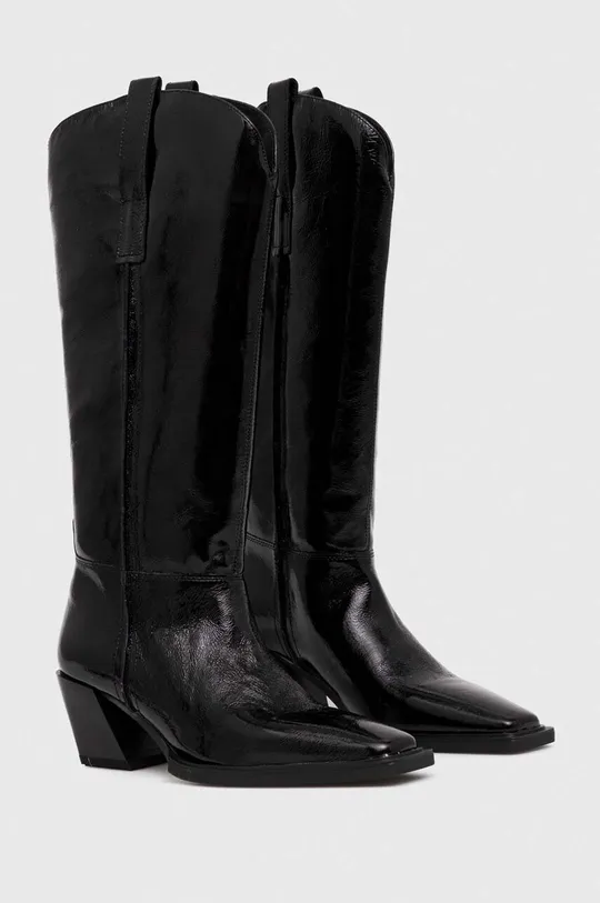 Usnjeni elegantni škornji Vagabond Shoemakers ALINA črna