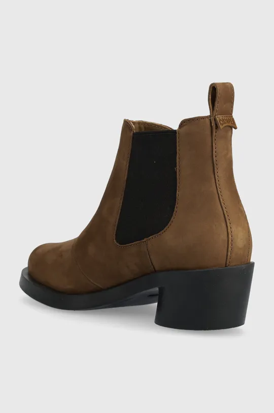 Camper magasszárú cipő velúrból Bonnie Szár: szarvasbőr Belseje: textil Talp: szintetikus anyag