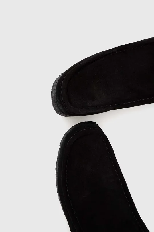 black Clarks suede ankle boots Wallabee Hi