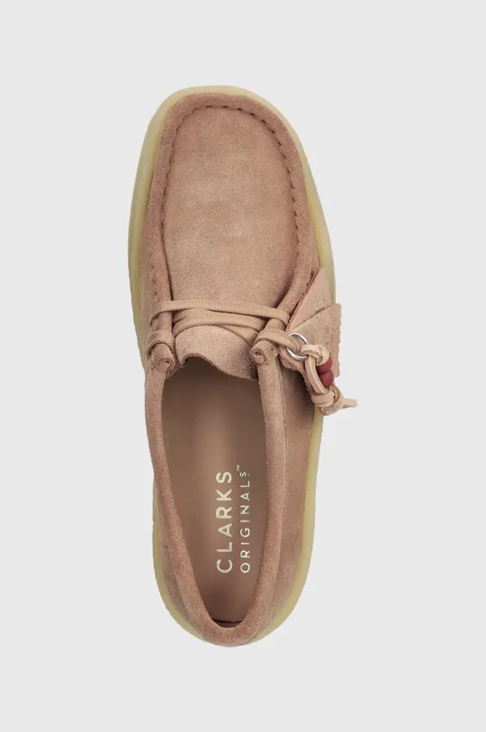 beige Clarks suede shoes Wallabee Cup