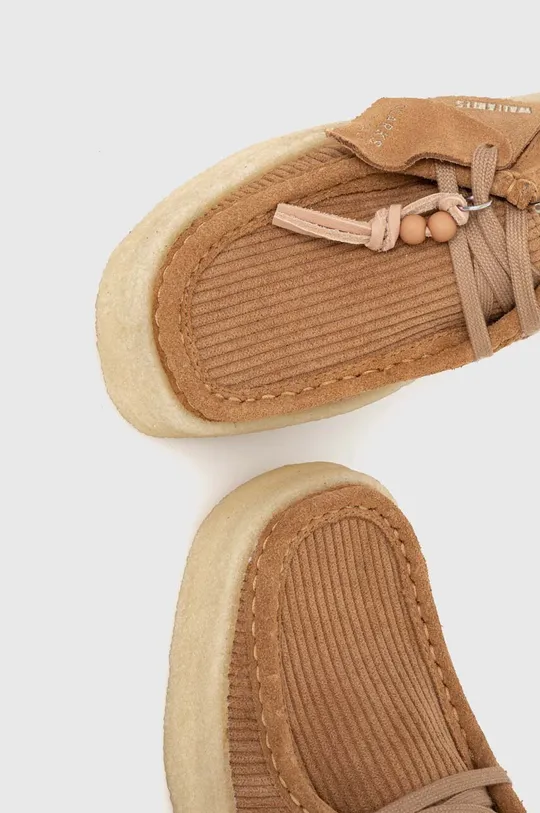 beige Clarks loafers Wallabee Cup