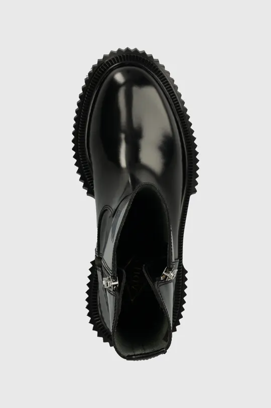 чорний Шкіряні черевики ADIEU Type 184