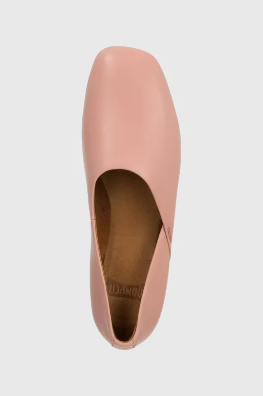 ροζ Δερμάτινα κλειστά παπούτσια Camper Casi Myra