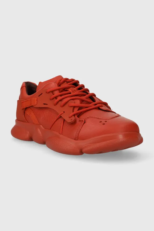 Δερμάτινα αθλητικά παπούτσια Camper Karst πορτοκαλί