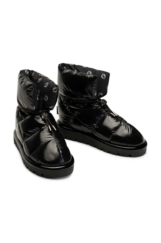 Čizme za snijeg Flufie Shiny crna