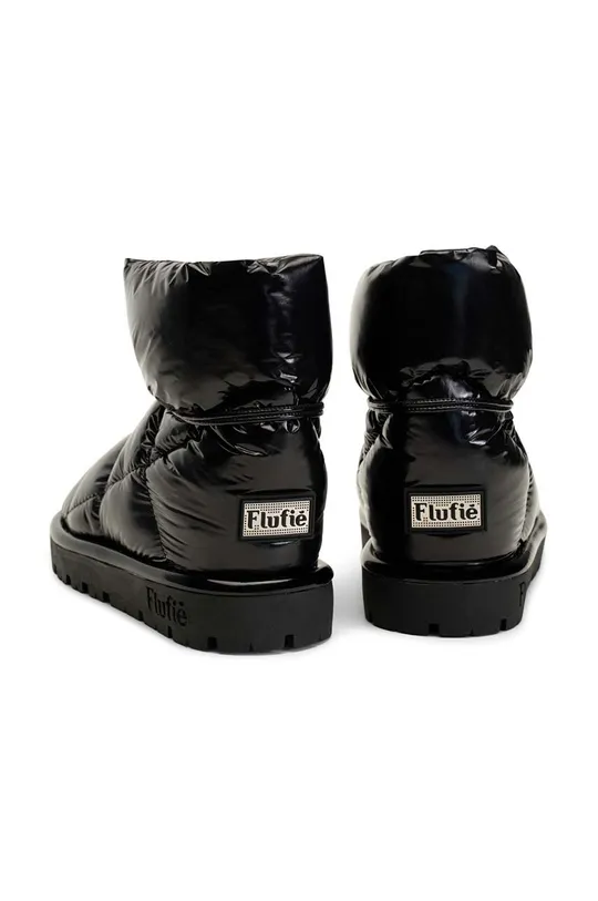 crna Čizme za snijeg Flufie Shiny