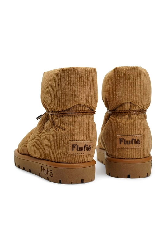 Flufie stivali da neve Cord marrone S07.TAN