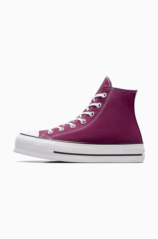 violet Converse trainers Chuck Taylor All Star Lift