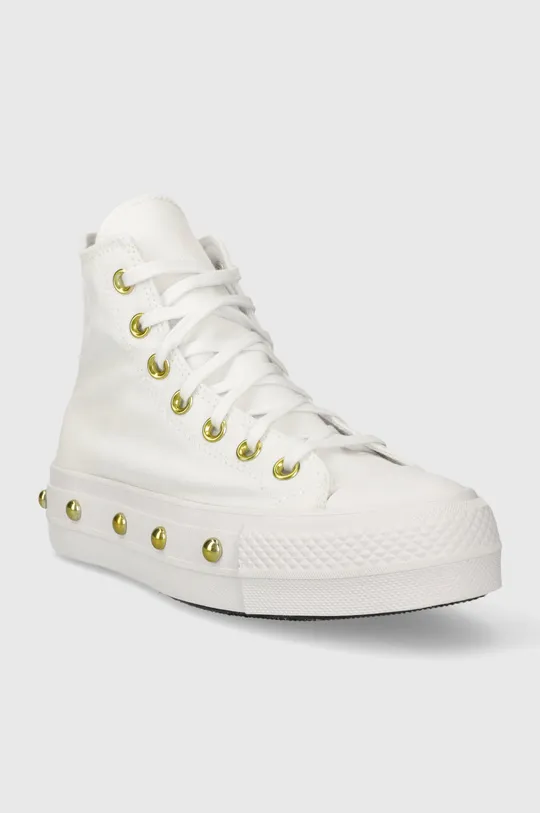 Πάνινα παπούτσια Converse Chuck Taylor All Star Lift λευκό