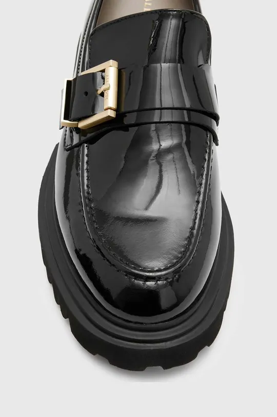 чёрный Кожаные мокасины AllSaints Emily Patent Loafer