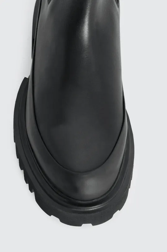 Шкіряні черевики AllSaints Harlee Boot Халяви: Коров'яча шкіра Внутрішня частина: Натуральна шкіра Підошва: Синтетичний матеріал