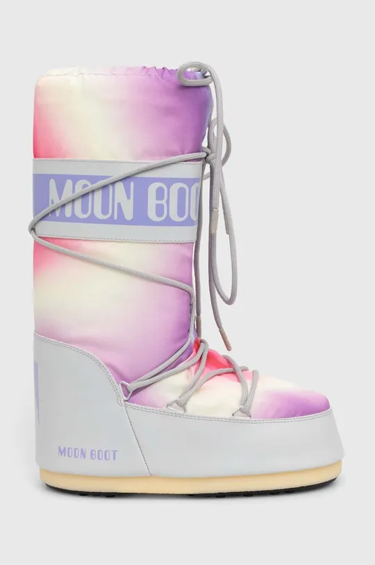 πολύχρωμο Μπότες χιονιού Moon Boot Icon Tie Dye Γυναικεία