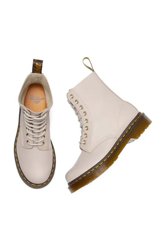 bílá Kožené kotníkové boty Dr. Martens 1460 Pascal